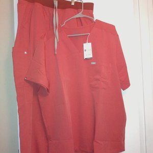 NWT FIGS XXL short length clay axim cargo